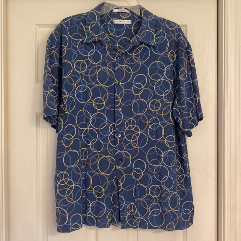 Men’s Geoffrey Beene short sleeve shirt size Large